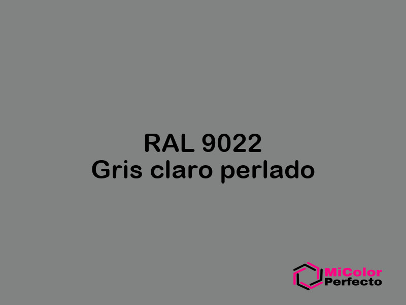 RAL 9022 Gris claro perlado